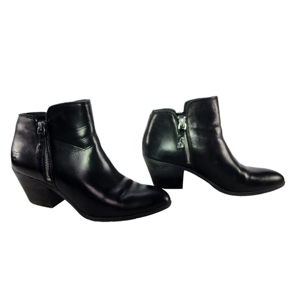 Frye Judith Booties, Black Leather, 8.5 - Picture 5 of 12